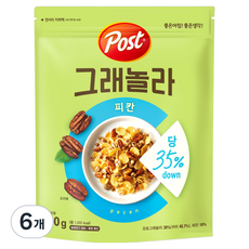 포스트 그래놀라 피칸 시리얼, 310g, 6개