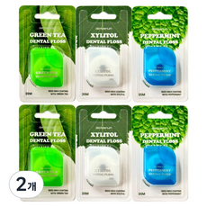 덴티넘 스마트 스펀지치실 3종, 2개, 6개입, 35m