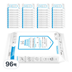 물따로 건티슈 오리지날 휴대형 60평량, 12매, 96팩