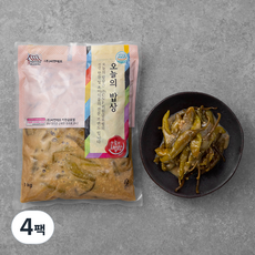 오늘의 밥상 된장고추, 1kg, 4팩