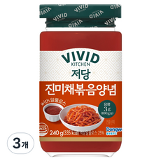 비비드키친 저당 진미채볶음 양념, 240g, 3개