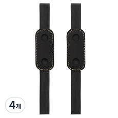 Misoroun 手帳筆夾 8 x 3.5 cm, 黑色, 4個