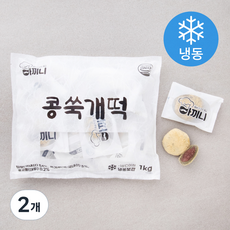 아끼니 콩쑥개떡 (냉동), 50g, 20개입, 2개