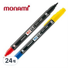 monAmi 預感命中 雙頭電腦閱卷筆, 藍色, 24個