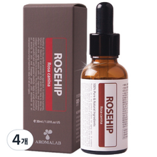 玫瑰果臉部護理油, 30ml, 4瓶