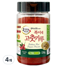 복이네먹거리 국산 안매운 순한맛 고춧가루, 150g, 4개