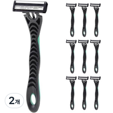 Bonbon Laser Max 一次性剃須刀不銹鋼乙烯基獨立包裝, 10入, 2個