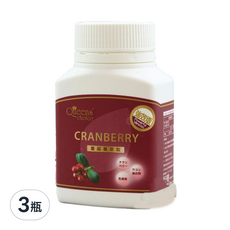 Queens' choice 高濃縮蔓越莓強效錠, 富含花青素, 美麗青春，煥發光彩, 30顆, 3罐
