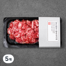 남도화우 암소한우 1++등급 국거리용 (냉장), 300g, 5개