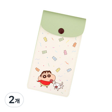 플라잉웨일즈 짱구는 못말려 펜슬 파우치, 젤리 짱구, 2개