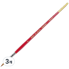 Babara 人造混合毛圓頭水彩筆 30R, 6號, 3個