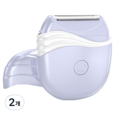 마켓링 여성용 여행용 면도기 퍼플, 2개, 1개입