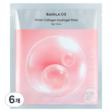 바닐라코 화이트 콜라겐 하이드로겔 마스크 32g, 6개, 1개입