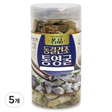 펫츠아일랜드 반려동물 통영 동결건조 간식, 5개, 95g, 굴맛