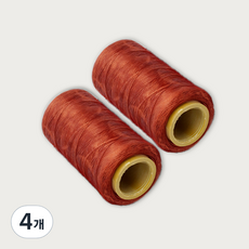 皮革工藝蠟線 初學者用 1mm*220m, 酒紅色, 4個