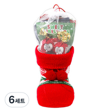 위니비니 레드 니트 장화 간식 세트 대, 6세트