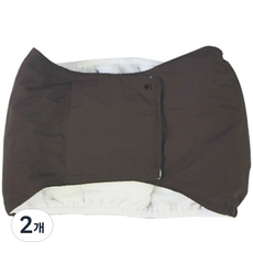 딩동펫 강아지 방수 매너벨트 브라운, 대형, 1개입, 2개