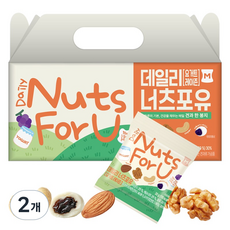 머거본 하루견과 데일리 너츠포유 요거트 레이즌 25p 500g, 2개
