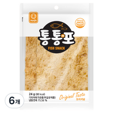 한진식품 통통어포 오리지널, 24g, 6개