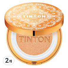 틴톤 대왕 볼륨 쿠션 파운데이션, 21호 골드, 2개