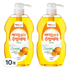 탐사 베이킹소다 주방세제 오렌지향, 780ml, 10개
