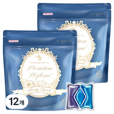 템포러리 프리미엄 퍼퓸 플러스 냄새제거 캡슐세제, 40개입, 9g, 12개
