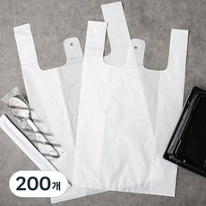 혜림봉투 HD 배달봉투 (24 + M6 펼친면 12 cm) x 40cm, 10L, 200개