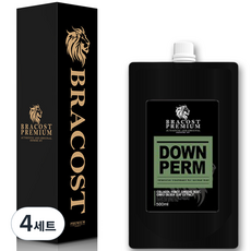 BRACOST 居家直髮膏組 一般髮質款, 500ml, 4組
