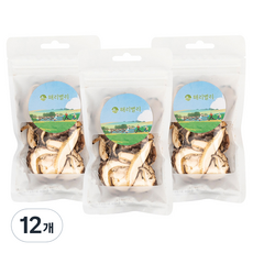 해리별리 건표고버섯 슬라이스, 12g, 12개