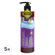 펫클럽 네이쳐스힐 수딩 저자극 강아지 샴푸, 500ml, 1개입, 5개