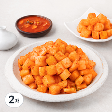 도미솔 맛있는 깍두기, 3kg, 2개