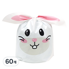 포포팬시 찍찍이 보자기 포장팩, 화이트, 60개