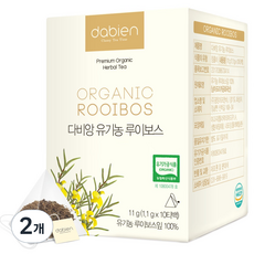 dabien 南非國寶茶茶包, 10片, 1.1g, 2個