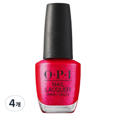 오피아이 네일락커 매니큐어, S072 BIG APPLE ENERGY, 4개, 15ml