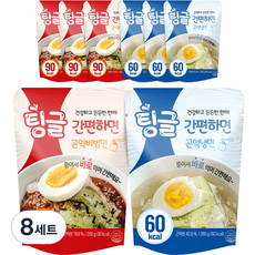 로엘 팅글 간편하면 곤약 물냉면 280g + 비빔면 200g 세트, 8세트