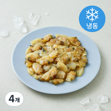 바이오션 바지락살 자숙 100/200 (냉동), 4개, 400g