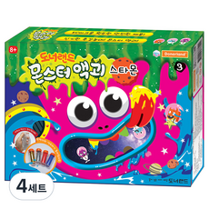 도너랜드 몬스터 액괴 만들기재료, 4세트, 스타몬