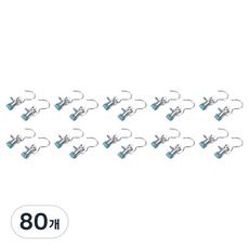 셀렉투유 다용도 논슬립 바지집게 바지걸이 모자걸이 옷걸이, 그린, 80개