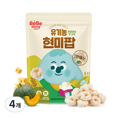 BeBe dang 糙米圈圈餅, 混合口味(起司/甜南瓜), 50g, 4包
