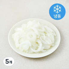 맛템 국내산 슬라이스 양파 (냉동), 5개, 500g