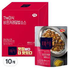 더미식 비프카레 덮밥소스, 140g, 10개