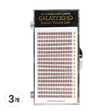 갤럭시 밍크 볼륨래쉬 5D J컬 0.05 x 13 mm, 랜덤발송, 3개