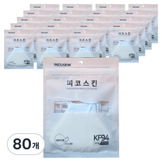 피코스킨 참조은 2D 마스크 S KF94, 화이트, 80개, 5개입