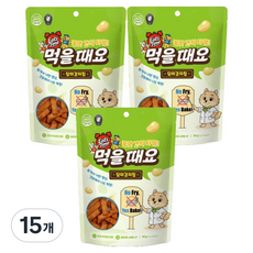 잇츠타임 강아지 먹을때요 오븐베이크칩 간식, 80g, 15개, 담미감자칩