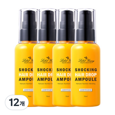 라벨영 쇼킹 헤어 한방울 앰플, 70ml, 12개