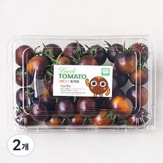 우일팜 GAP 인증 윰토마토, 1kg, 2팩