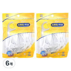 꿀템스토어 스마트 치실 F타입, 80개입, 6개