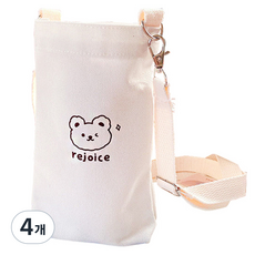 뷰레이터닷컴 멜로디 물병 가방, 곰, 4개