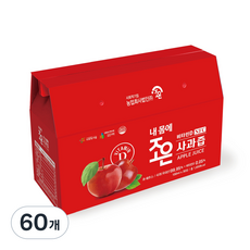 내 몸에 조은 비타민D 사과즙, 60개, 100ml