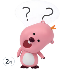 잔망루피 둥절루피 모니터 피규어, 2개